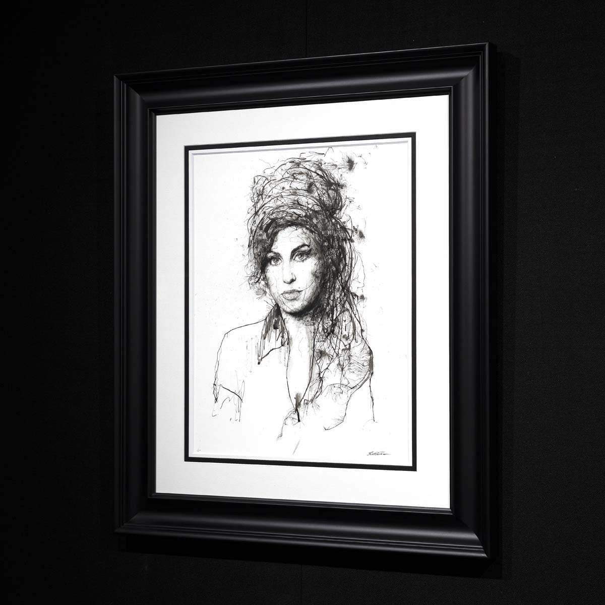 Winehouse - Original by artist Scott Tetlow - Wyecliffe Galleries