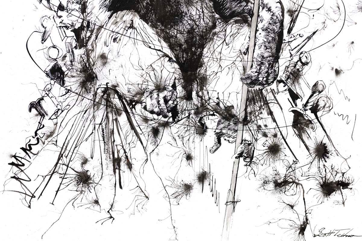 Winter Is Coming - Original - SOLD by artist Scott Tetlow - Wyecliffe Galleries