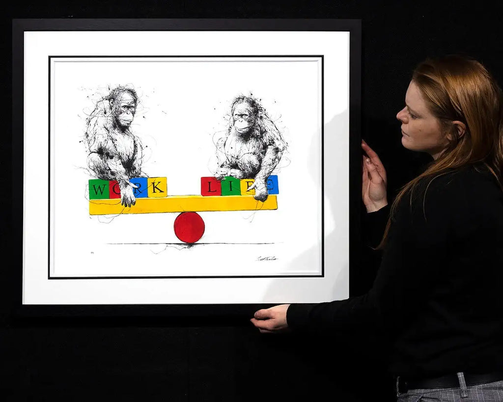 Work Life Balance - Edition by artist Scott Tetlow - Wyecliffe Galleries