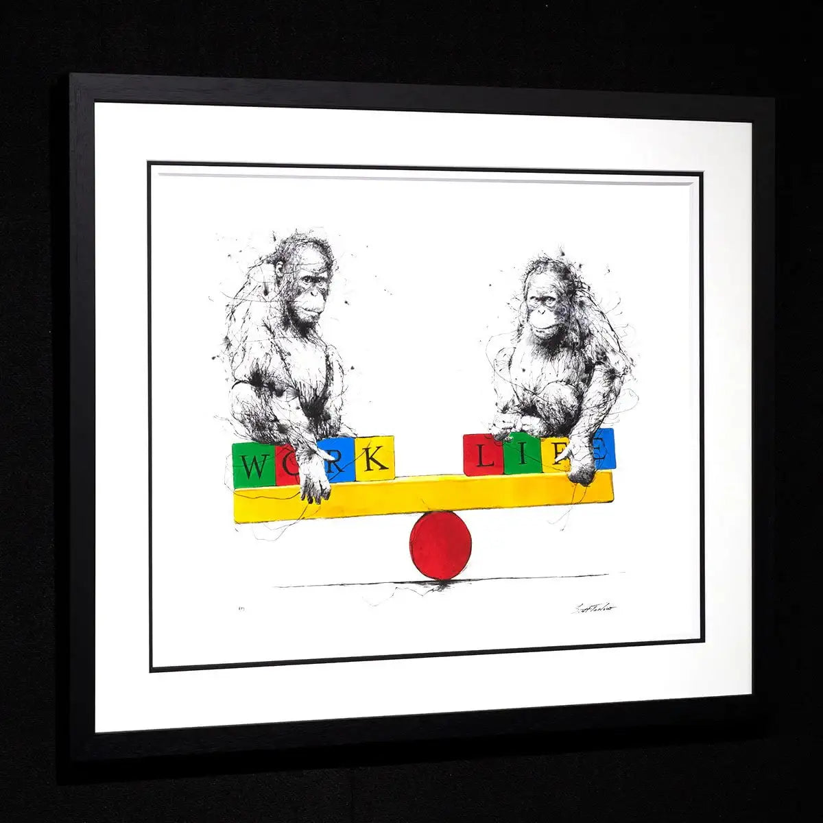 Work Life Balance - Edition by artist Scott Tetlow - Wyecliffe Galleries