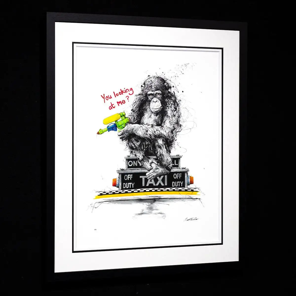 You Looking At Me? - Edition by artist Scott Tetlow - Wyecliffe Galleries