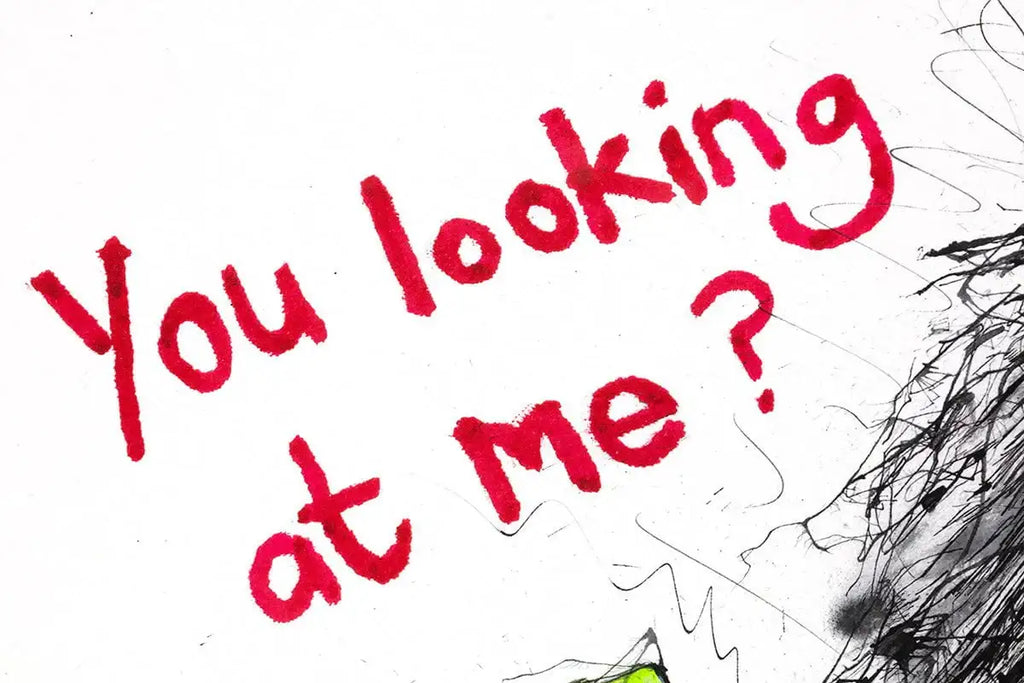 You Looking At Me? - Edition by artist Scott Tetlow - Wyecliffe Galleries