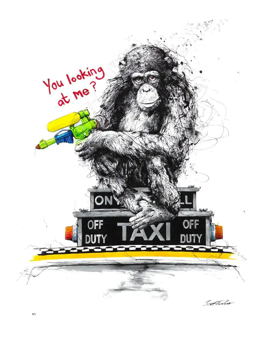 You Looking At Me? - Edition by artist Scott Tetlow - Wyecliffe Galleries