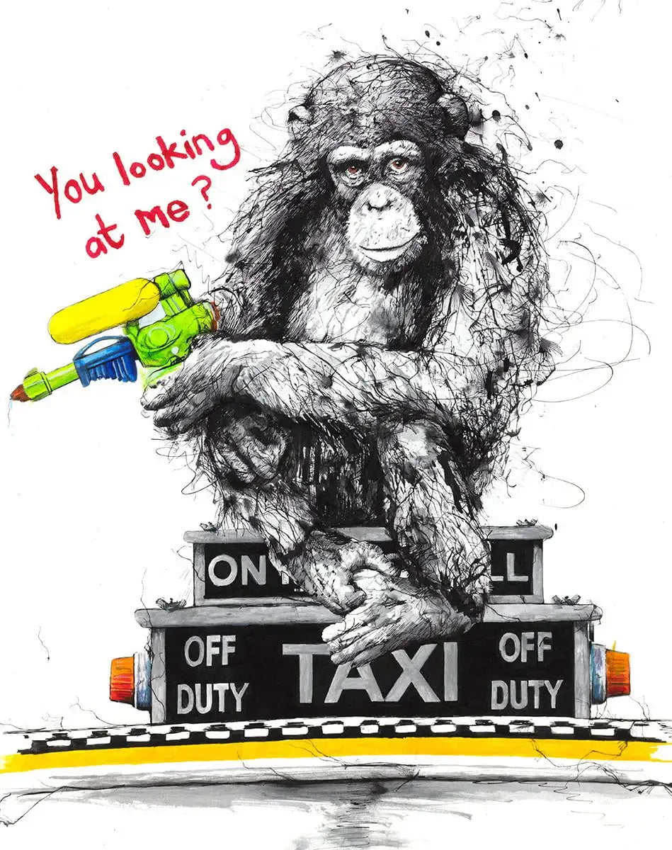 You Looking At Me? - Edition by artist Scott Tetlow - Wyecliffe Galleries