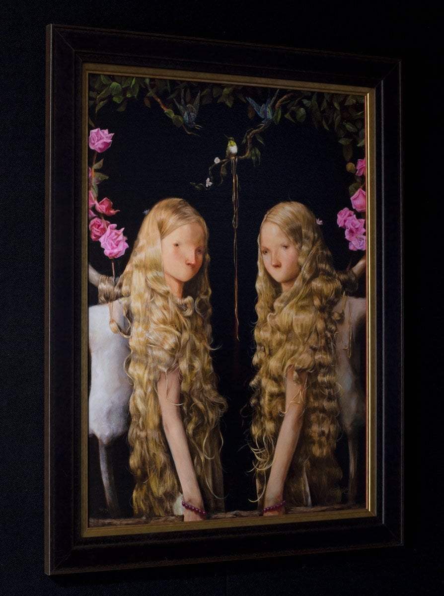 Elisabeth & Alice - Edition - SOLD OUT by artist Shazia - Wyecliffe Galleries