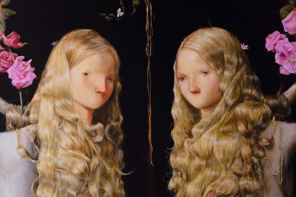 Elisabeth & Alice - Edition - SOLD OUT by artist Shazia - Wyecliffe Galleries