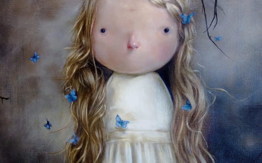 Fawn - ORIGINAL - SOLD by artist Shazia - Wyecliffe Galleries