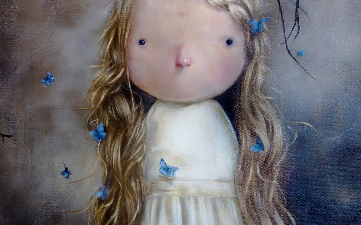 Fawn - ORIGINAL - SOLD by artist Shazia - Wyecliffe Galleries