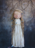 Fawn - ORIGINAL - SOLD by artist Shazia - Wyecliffe Galleries