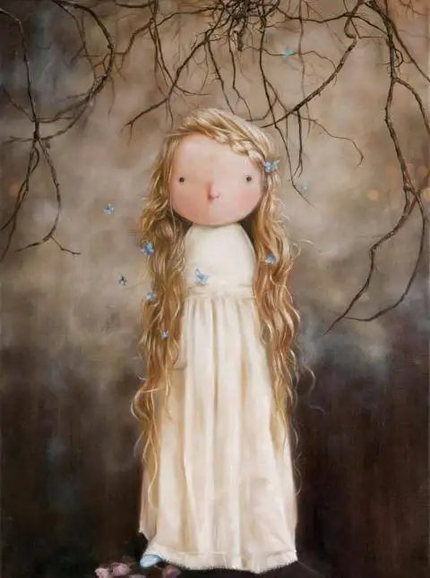 Fawn Original - SOLD by artist Shazia - Wyecliffe Galleries