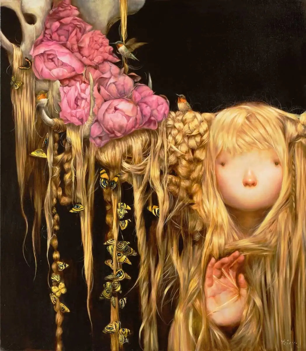 Marlee - Original by artist Shazia - Wyecliffe Galleries