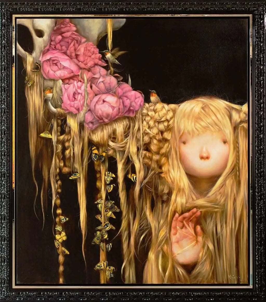 Marlee - Original by artist Shazia - Wyecliffe Galleries