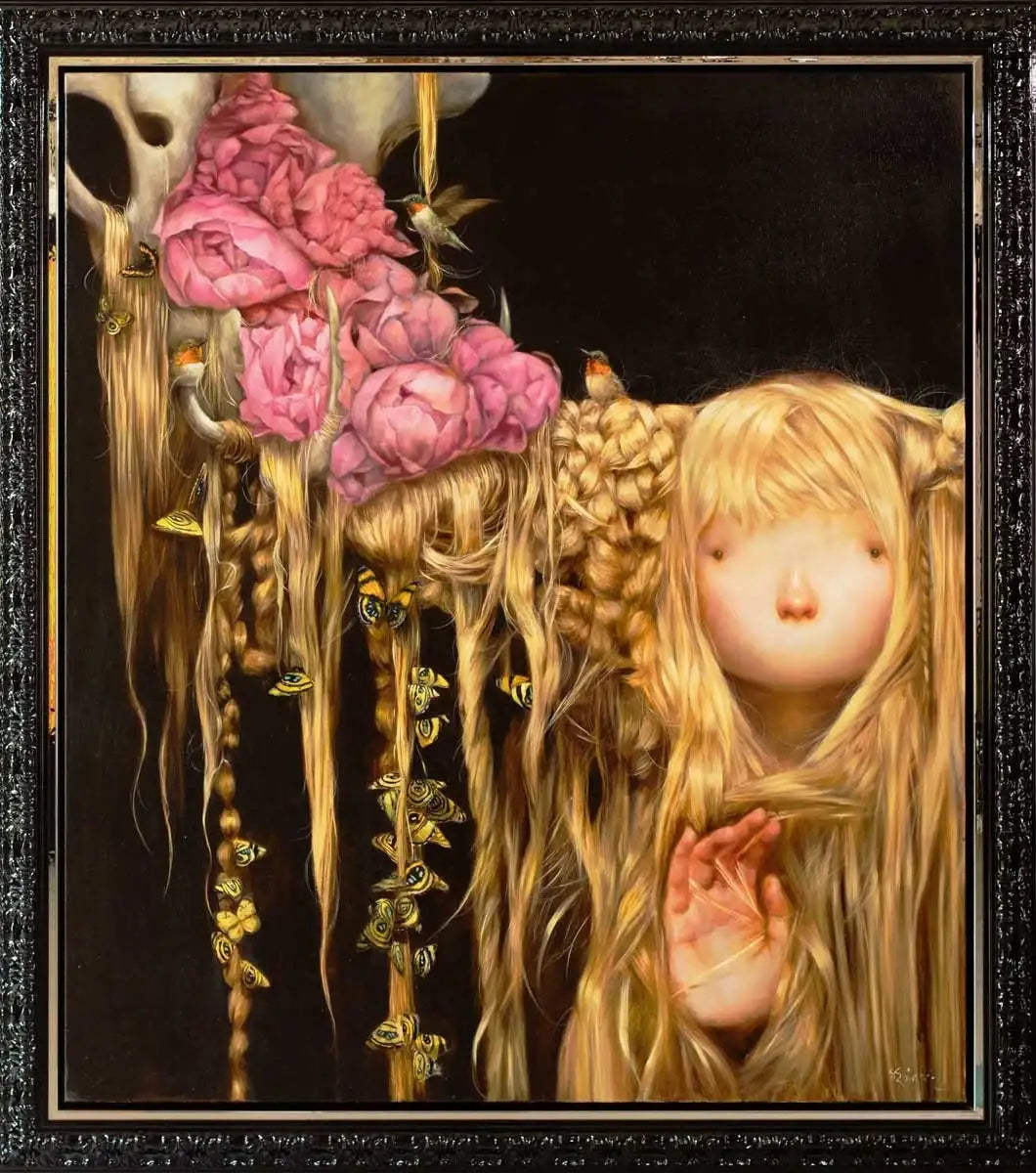 Marlee - Original by artist Shazia - Wyecliffe Galleries