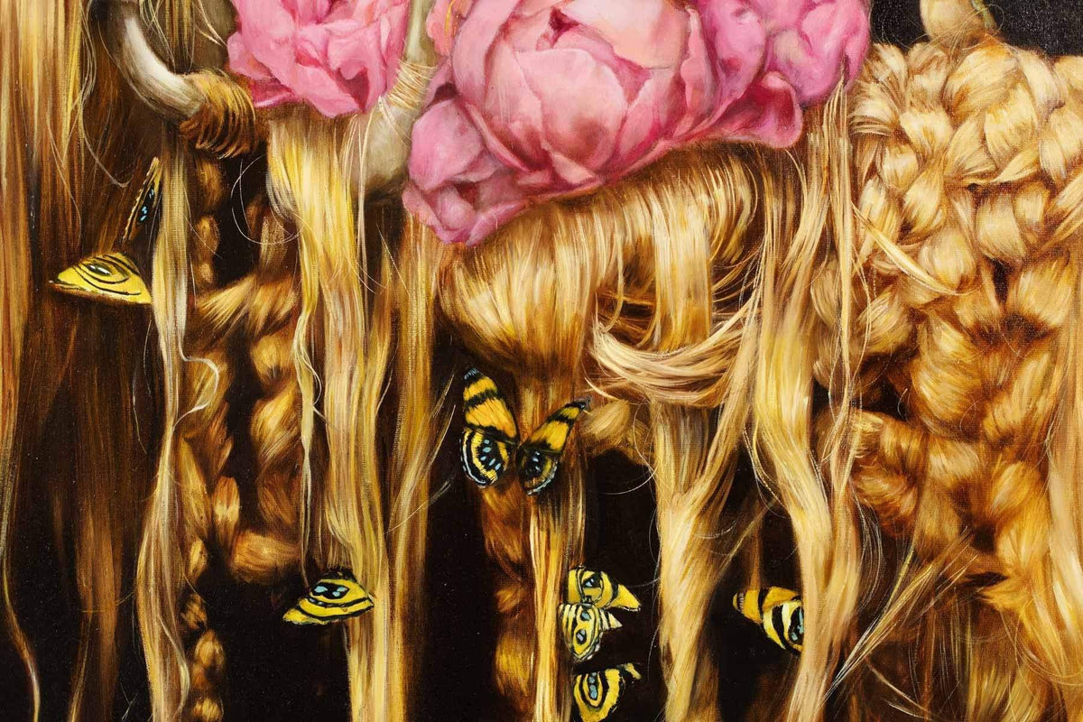 Marlee - Original by artist Shazia - Wyecliffe Galleries