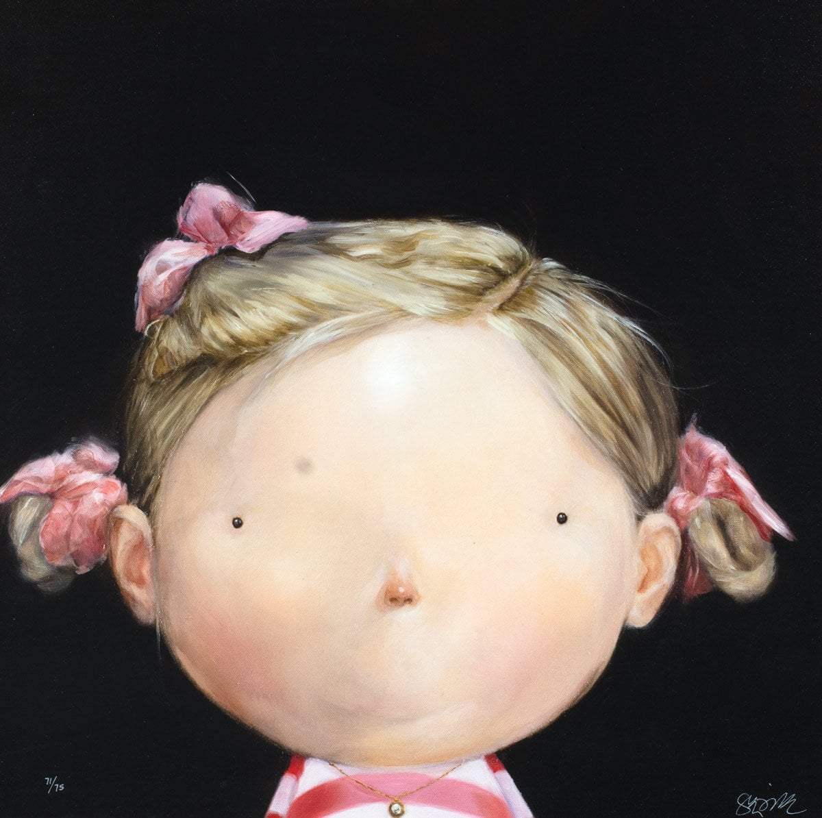 Mo - Edition - RARE - SOLD by artist Shazia - Wyecliffe Galleries