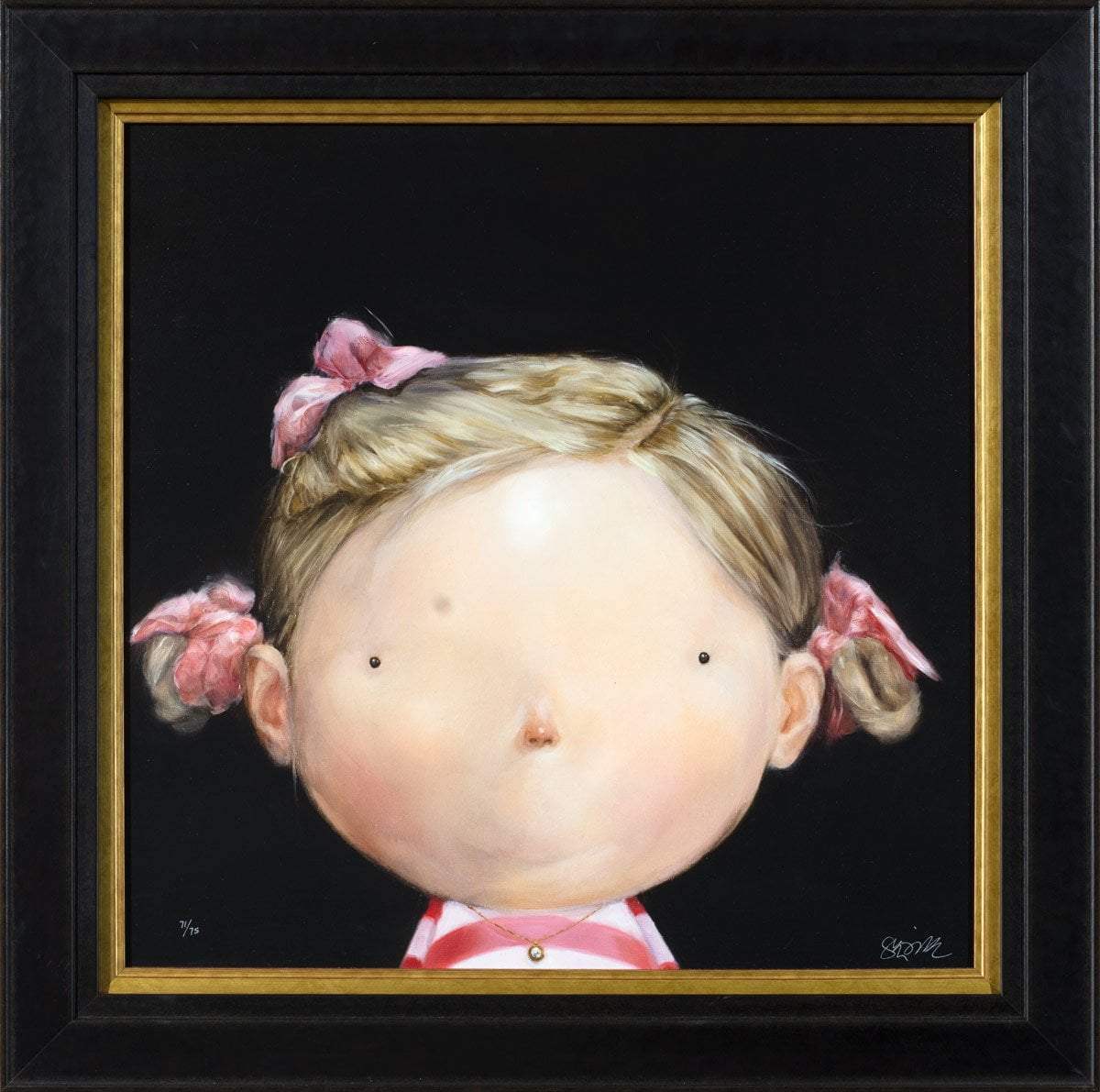 Mo - Edition - RARE - SOLD by artist Shazia - Wyecliffe Galleries