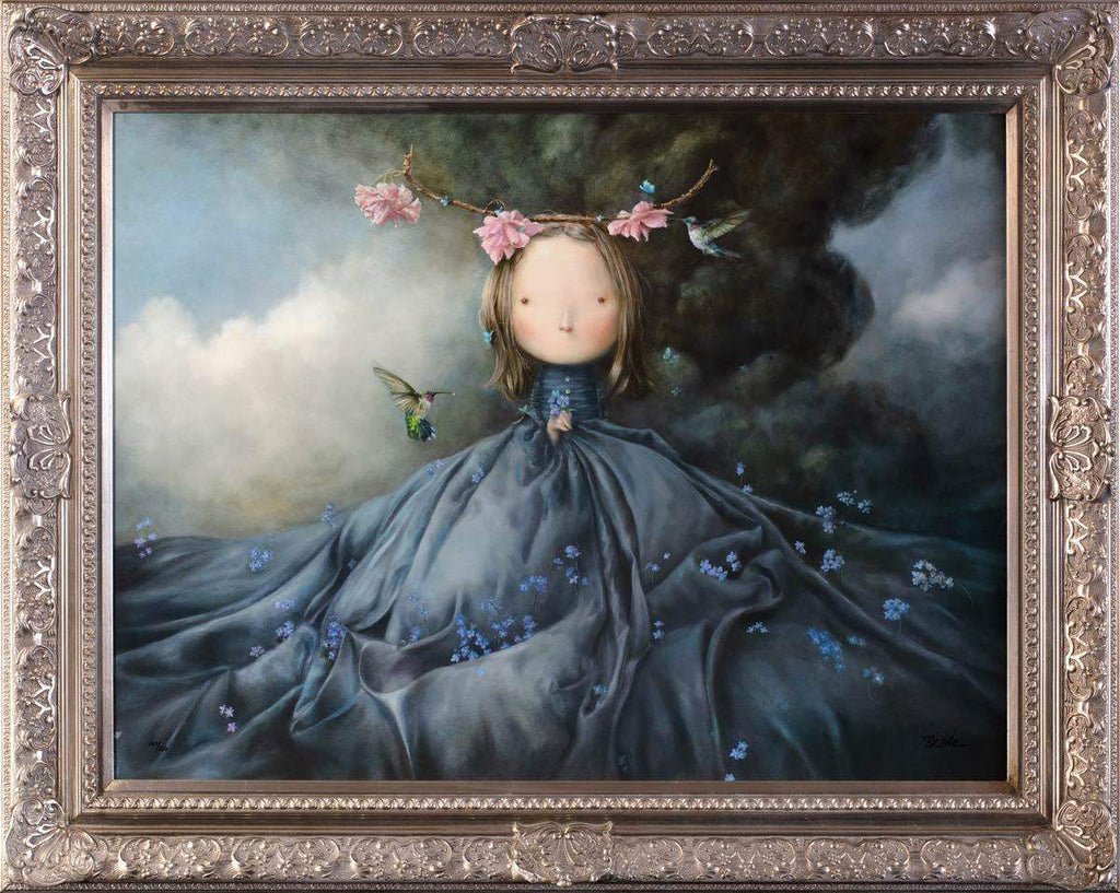 Sara - Canvas on Board Edition - SOLD by artist Shazia - Wyecliffe Galleries