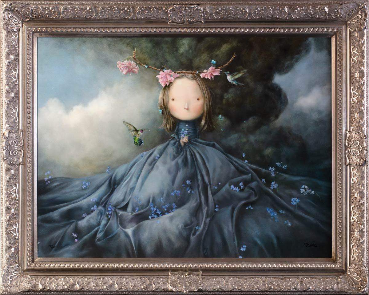 Sara - Canvas on Board Edition - SOLD by artist Shazia - Wyecliffe Galleries