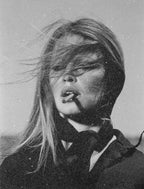 Bardot with Cigar - SOLD OUT by artist Simon Claridge - Wyecliffe Galleries