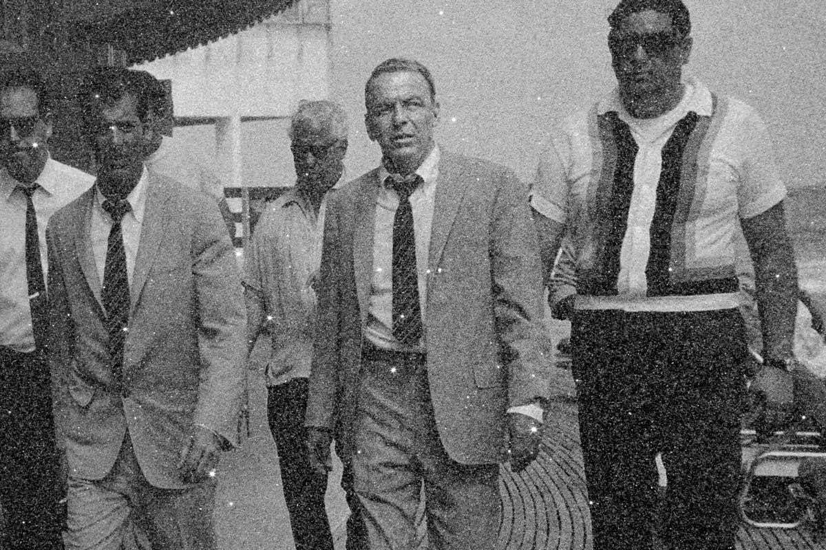 Frank Sinatra - Boardwalk - Edition by artist Simon Claridge - Wyecliffe Galleries