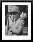 Hepburn with Dove - Edition - SOLD OUT by artist Simon Claridge - Wyecliffe Galleries