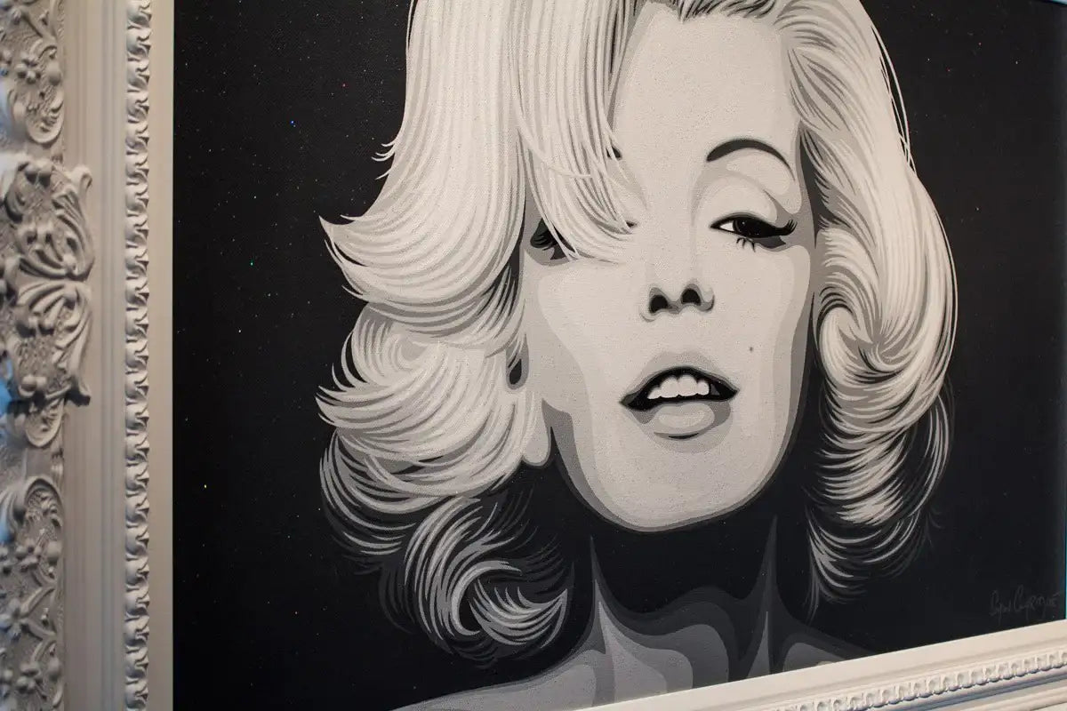 Norma Jeane - Original - SOLD by artist Simon Claridge - Wyecliffe Galleries