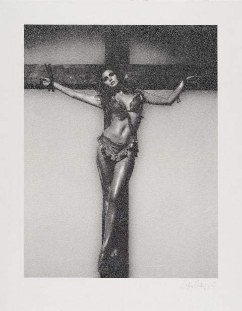 Raquel Welch - One Million Years B.C - Edition - SOLD OUT by artist Simon Claridge - Wyecliffe Galleries