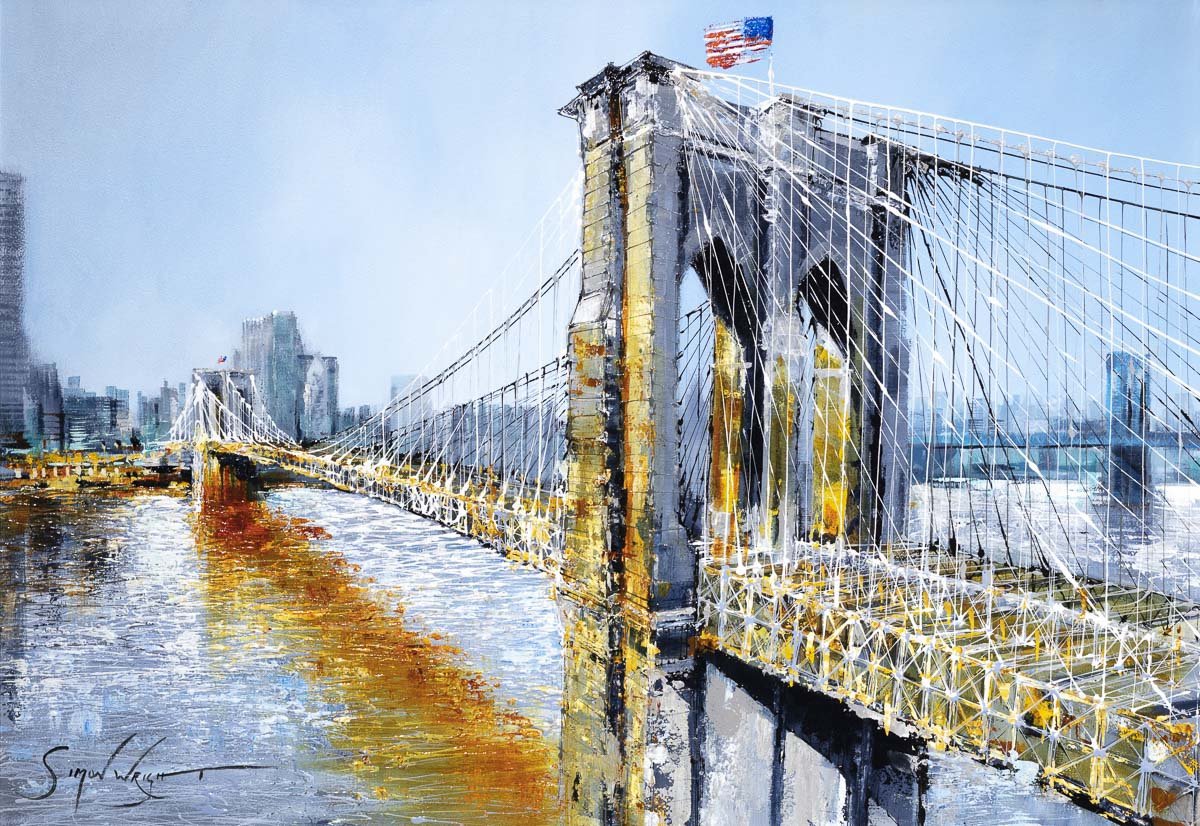 A Bridge to Brooklyn - Original Simon Wright Framed