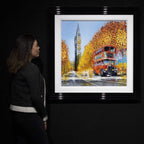 A Double Decker Tour - Original - SOLD by artist Simon Wright - Wyecliffe Galleries