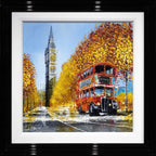 A Double Decker Tour - Original - SOLD by artist Simon Wright - Wyecliffe Galleries