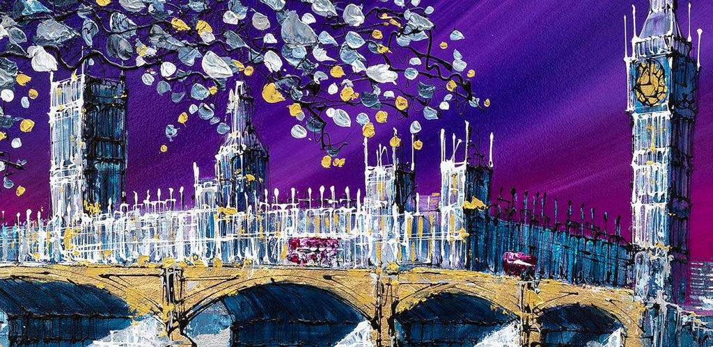 A Glimpse of London - Original by artist Simon Wright - Wyecliffe Galleries