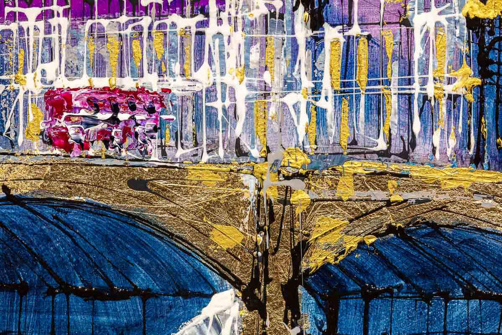 A Glimpse of London - Original by artist Simon Wright - Wyecliffe Galleries