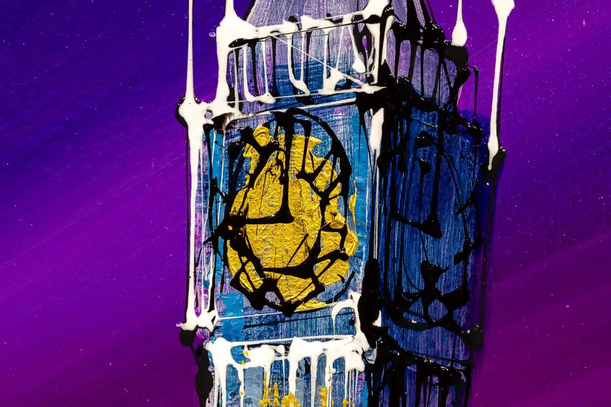 A Glimpse of London - Original by artist Simon Wright - Wyecliffe Galleries