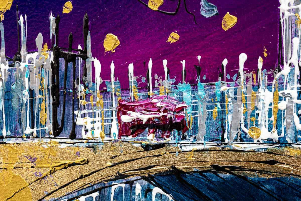 A Glimpse of London - Original by artist Simon Wright - Wyecliffe Galleries