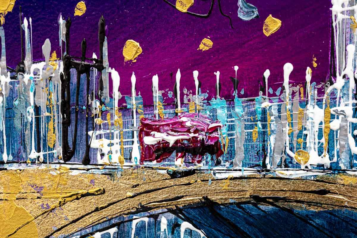 A Glimpse of London - Original by artist Simon Wright - Wyecliffe Galleries