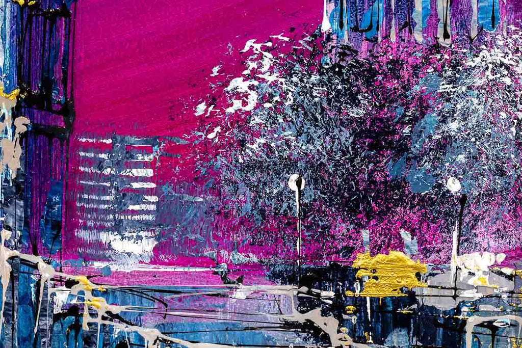 A Glimpse of London - Original by artist Simon Wright - Wyecliffe Galleries