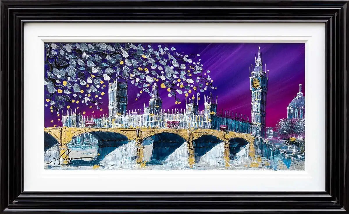 A Glimpse of London - Original by artist Simon Wright - Wyecliffe Galleries