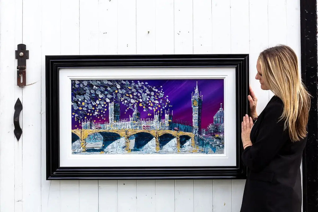 A Glimpse of London - Original by artist Simon Wright - Wyecliffe Galleries