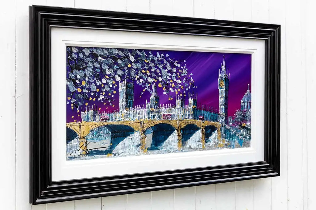 A Glimpse of London - Original by artist Simon Wright - Wyecliffe Galleries