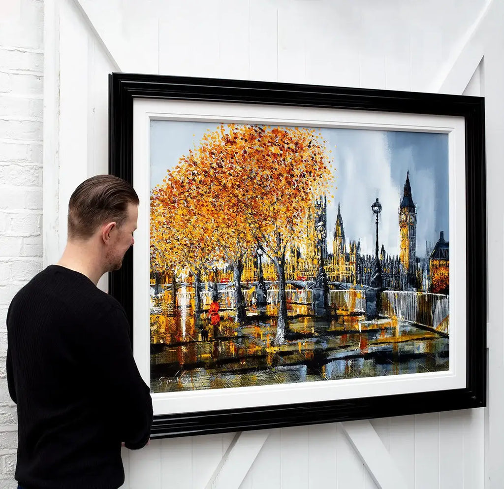 A Golden Moment - Original - SOLD by artist Simon Wright - Wyecliffe Galleries