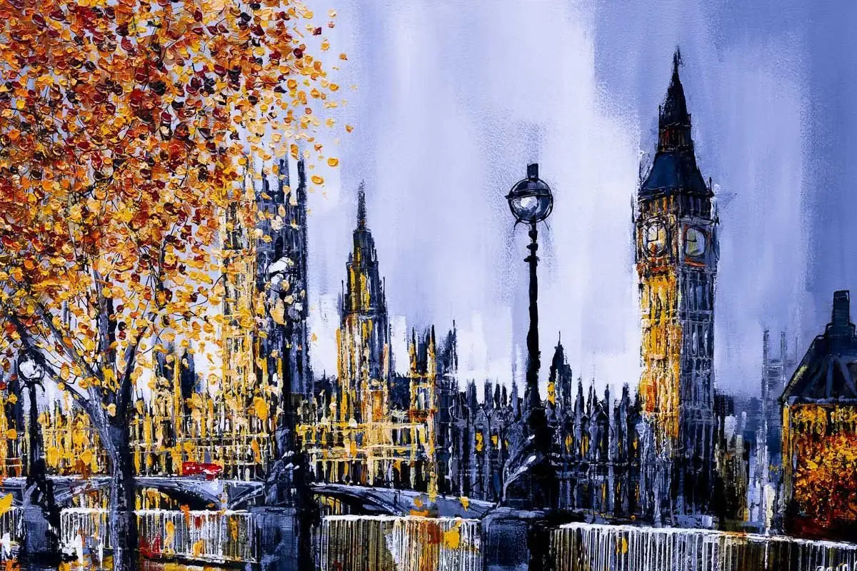 A Golden Moment - Original - SOLD by artist Simon Wright - Wyecliffe Galleries