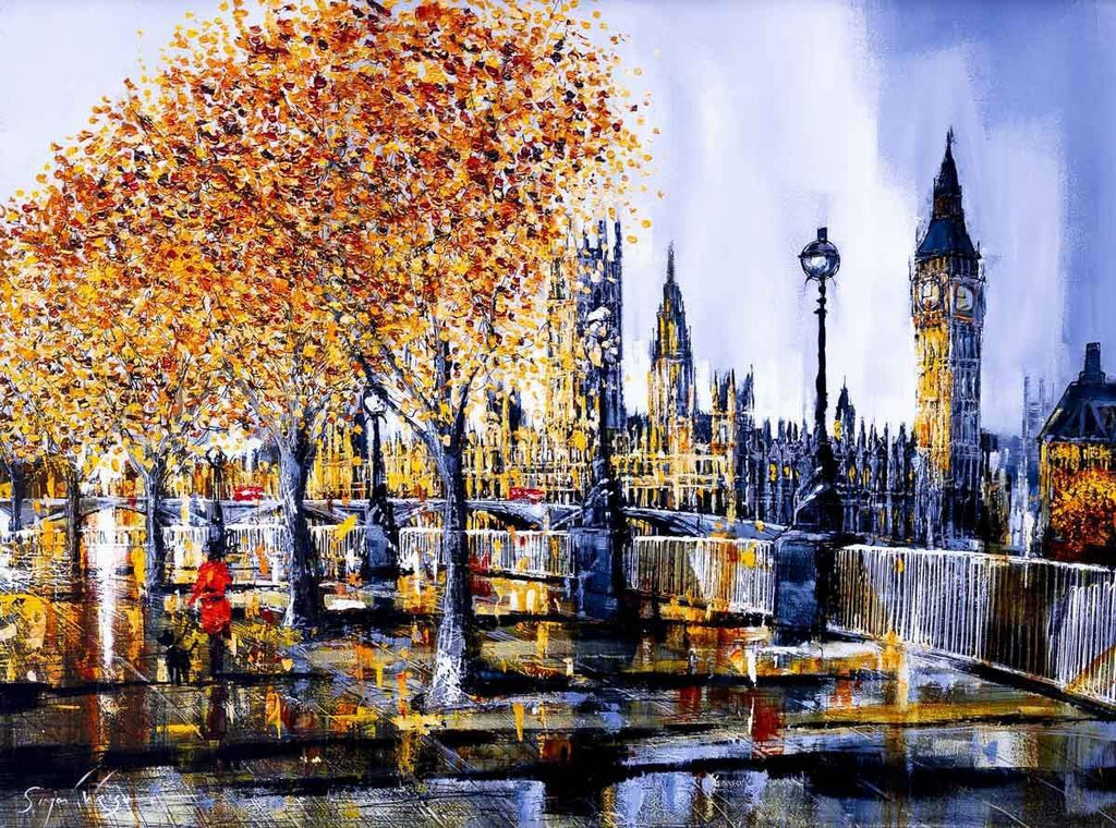 A Golden Moment - Original - SOLD by artist Simon Wright - Wyecliffe Galleries