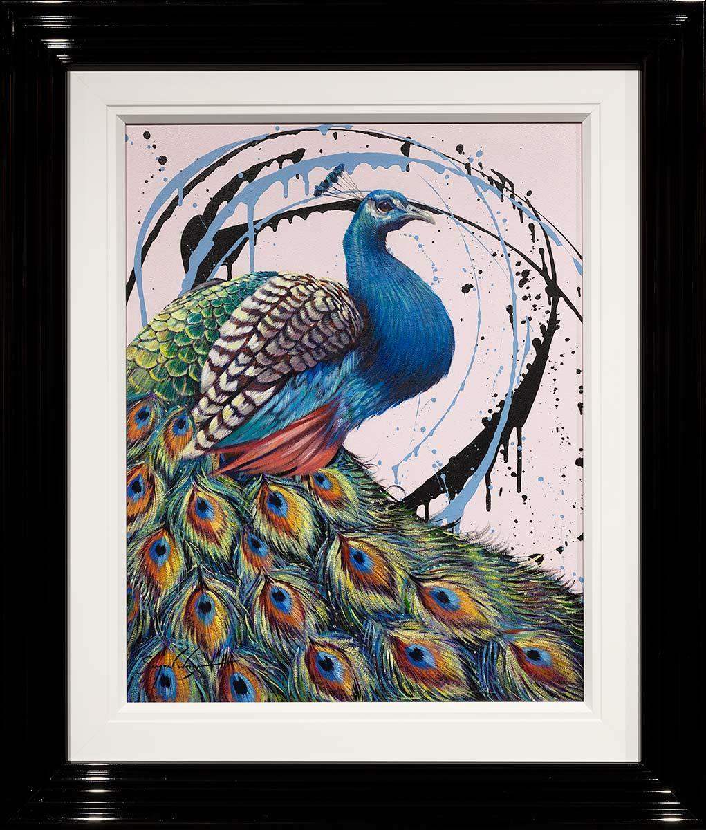 A Grand Display - Original - SOLD by artist Simon Wright - Wyecliffe Galleries