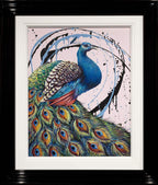 A Grand Display - Original - SOLD by artist Simon Wright - Wyecliffe Galleries