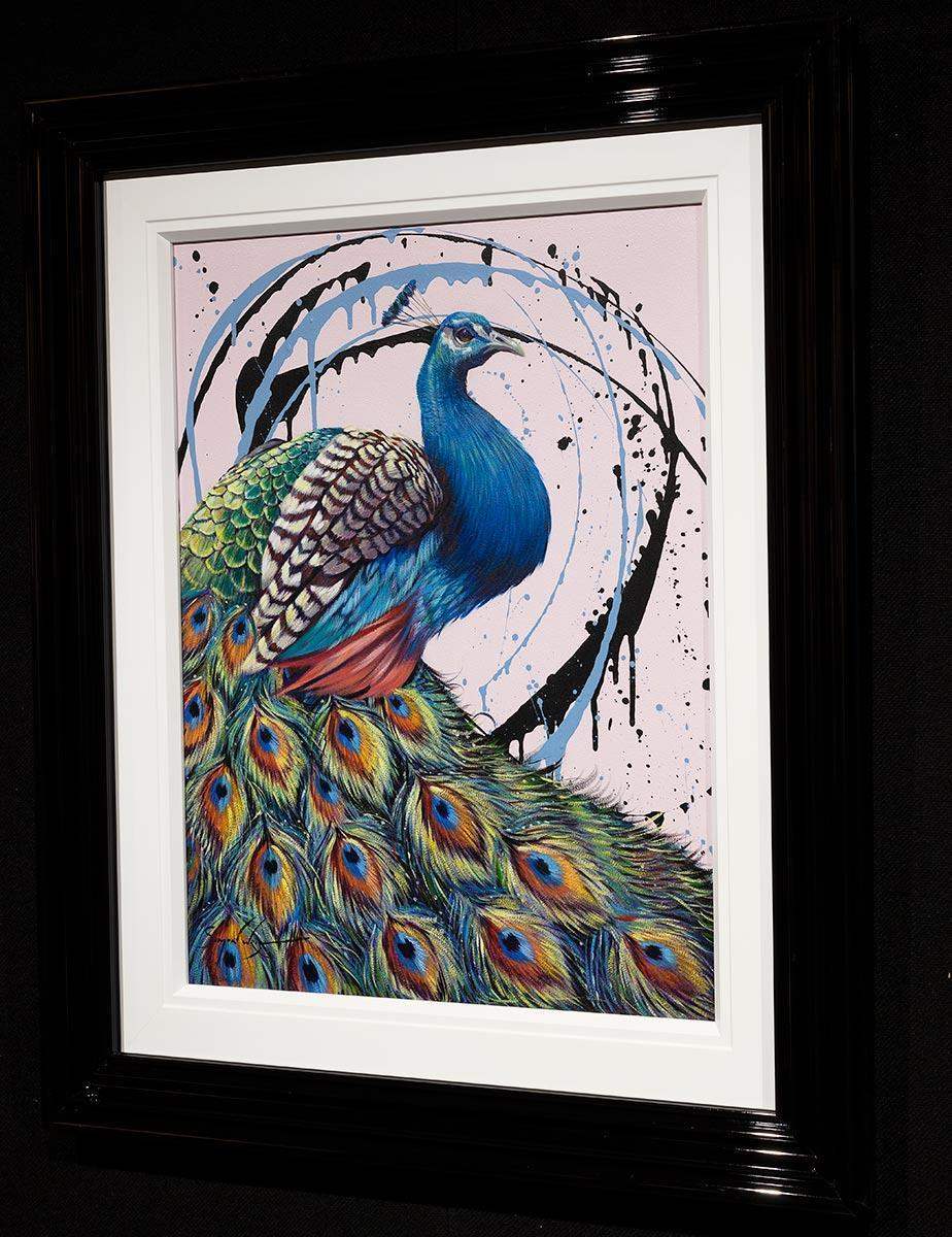 A Grand Display - Original - SOLD by artist Simon Wright - Wyecliffe Galleries