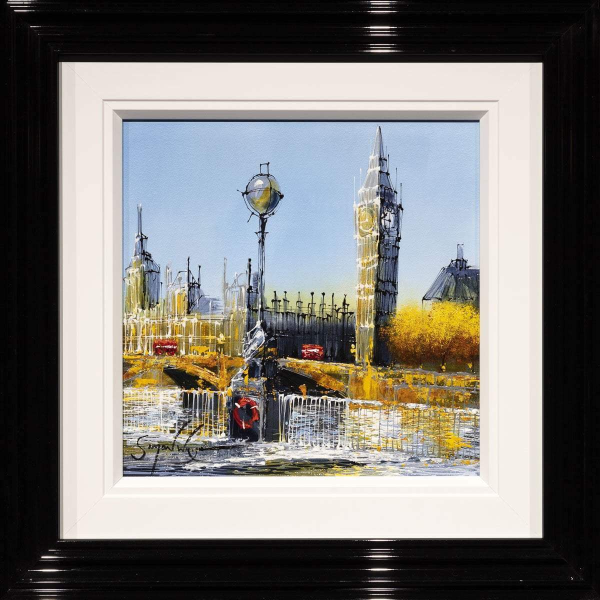 A Southbank View - Original - SOLD by artist Simon Wright - Wyecliffe Galleries