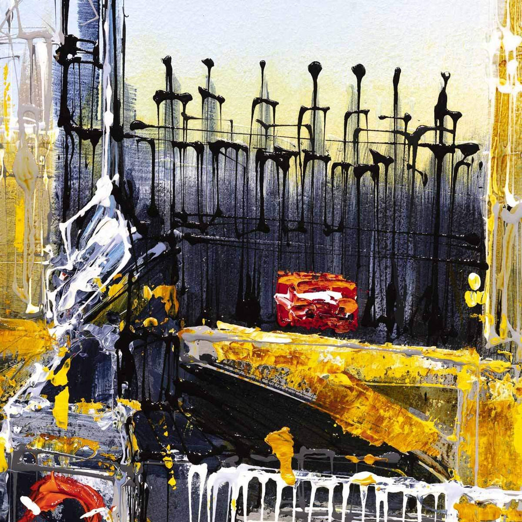 A Southbank View - Original - SOLD by artist Simon Wright - Wyecliffe Galleries