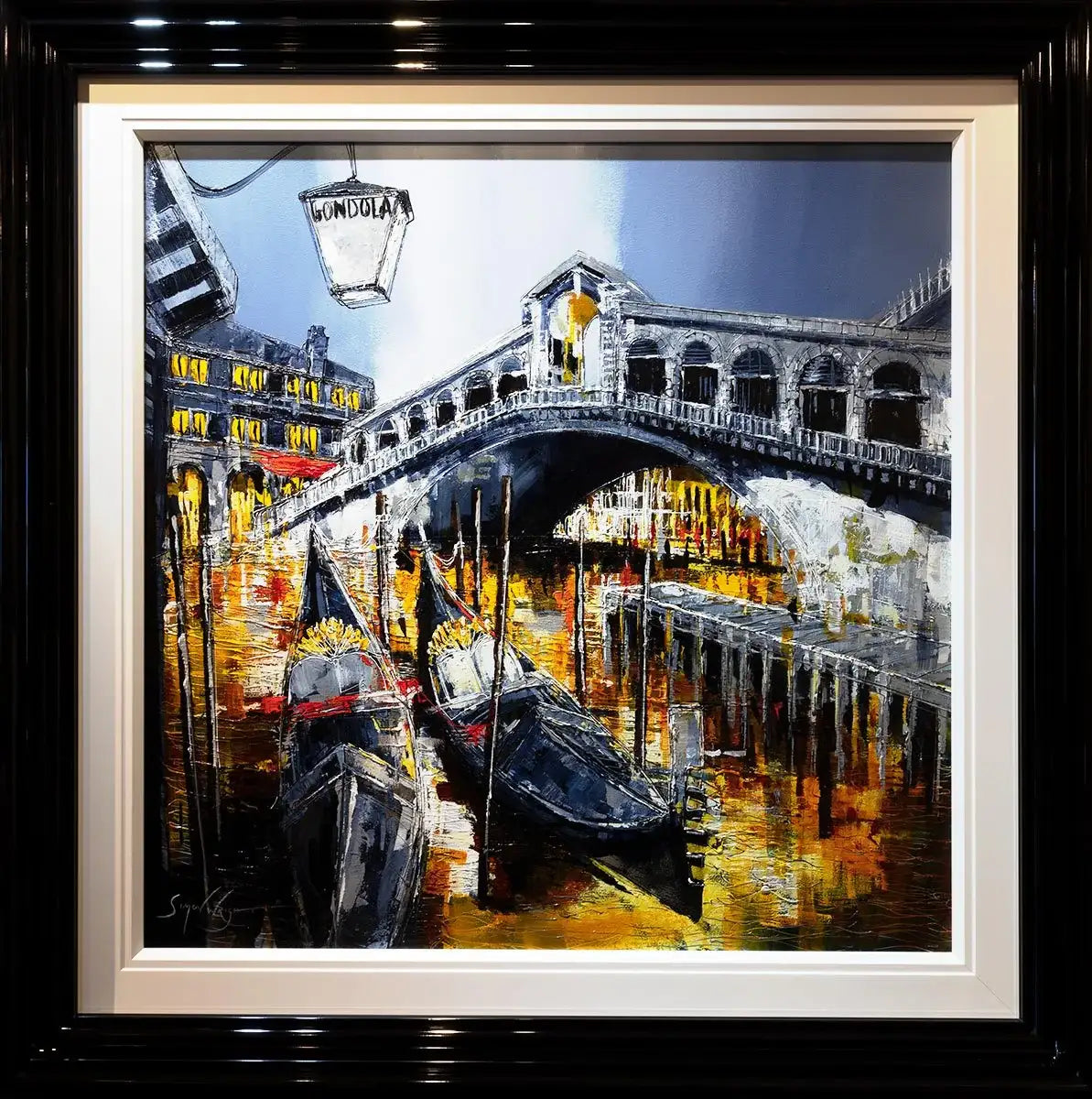 A Tour of Venice - Original - SOLD by artist Simon Wright - Wyecliffe Galleries