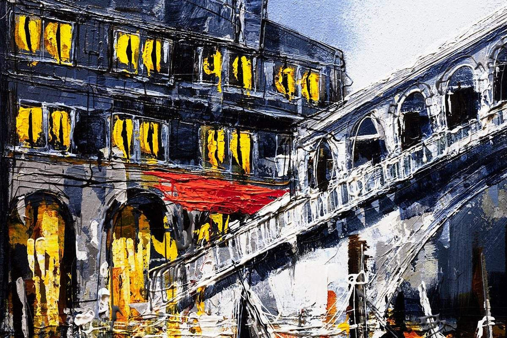 A Tour of Venice - Original - SOLD by artist Simon Wright - Wyecliffe Galleries