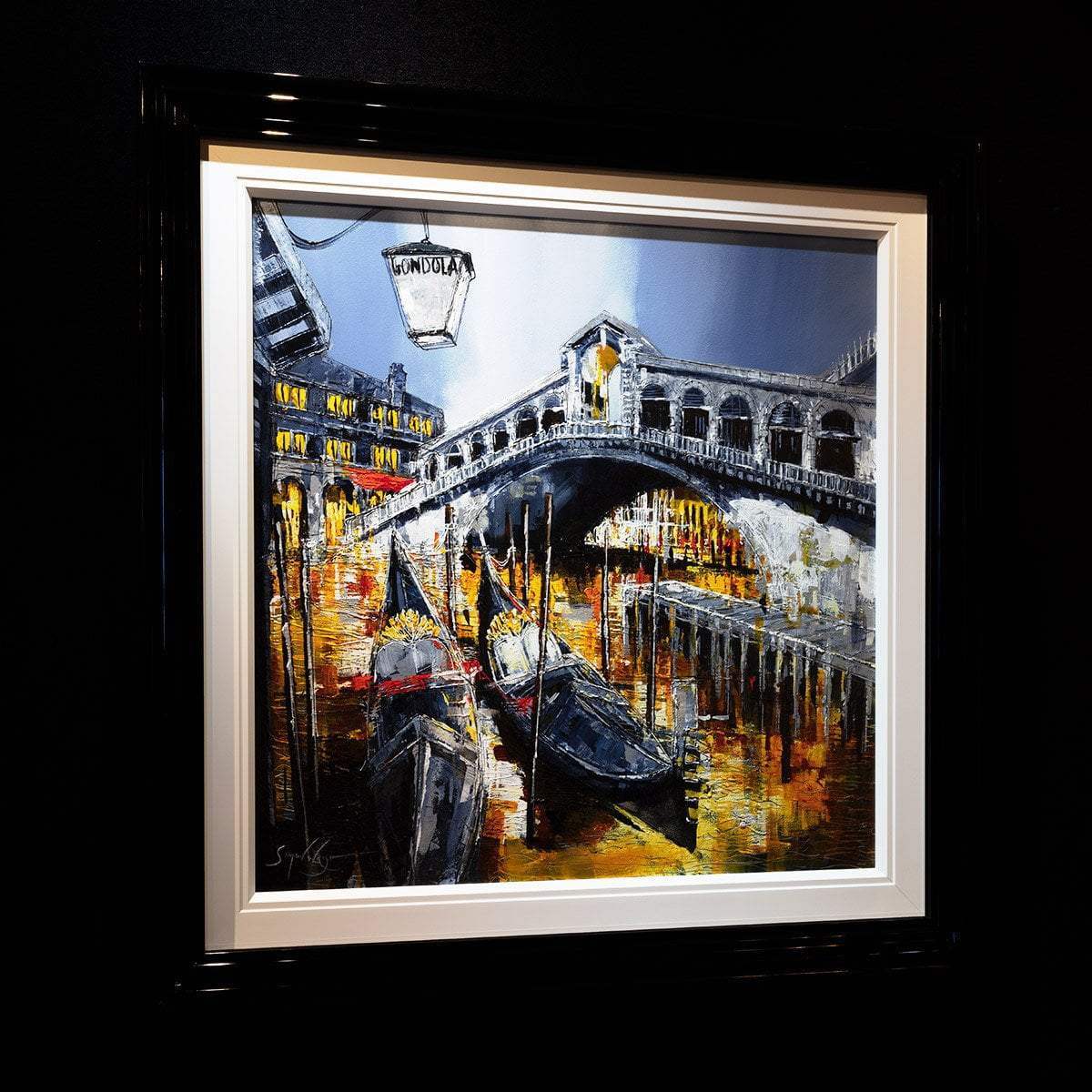 A Tour of Venice - Original - SOLD by artist Simon Wright - Wyecliffe Galleries